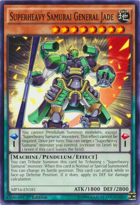 Superheavy Samurai General Jade