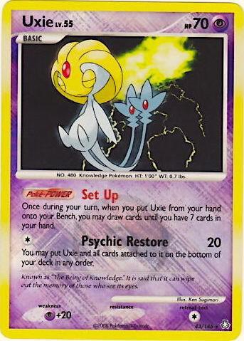 Uxie - 43/146 (League Promo)