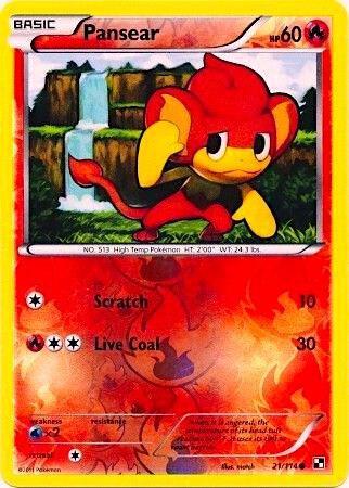 Pansear - 21/114 (Energy Holo)