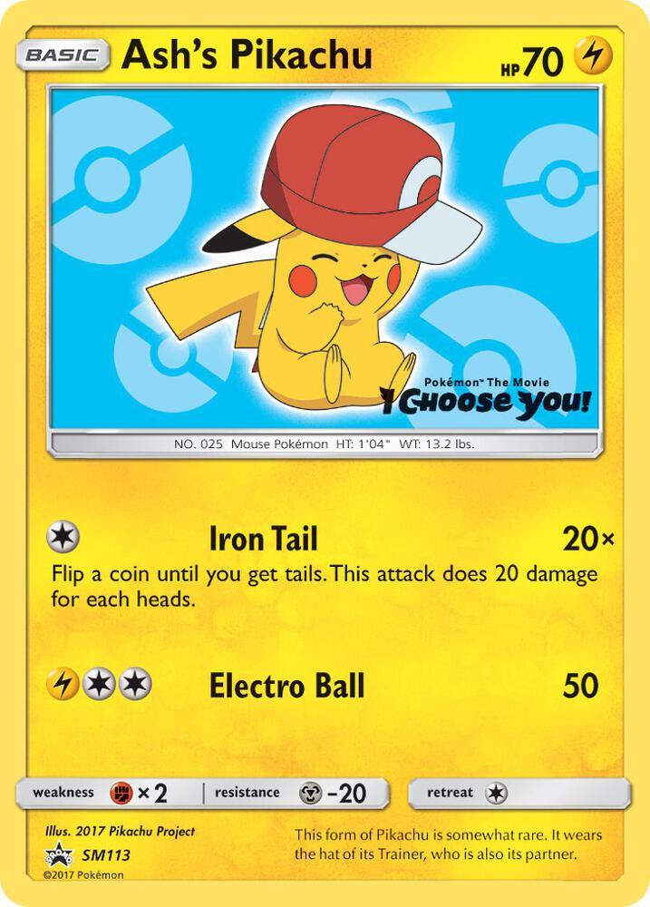 Ash's Pikachu - SM113