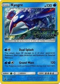 Kyogre - SM129 (Prerelease) [Staff]
