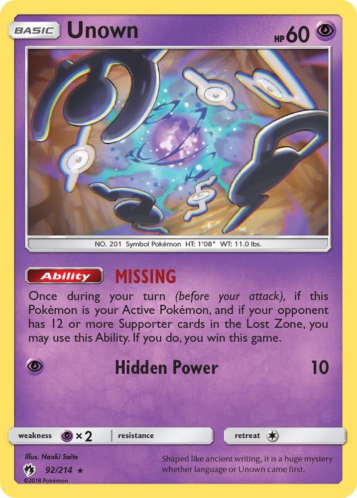 Unown (92)