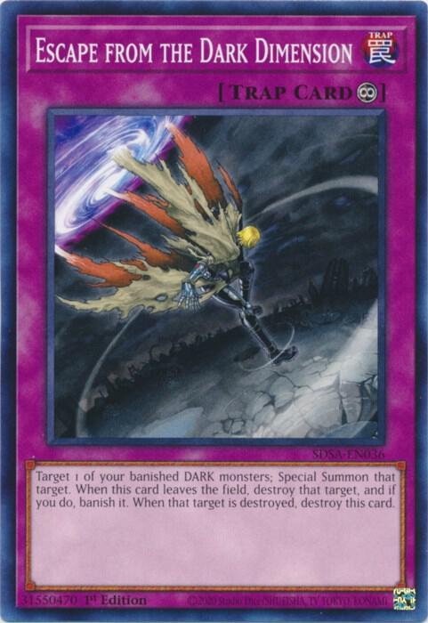 Escape from the Dark Dimension