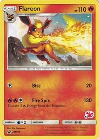 Flareon - SM186 (#44 Charizard Stamped)