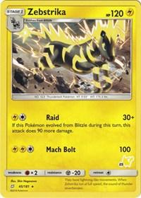 Zebstrika - 45/181 (#23 Pikachu Stamped)
