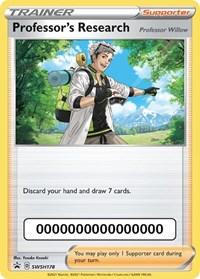 Professor's Research [Professor Willow] - SWSH178 (with Pokemon Go Code)