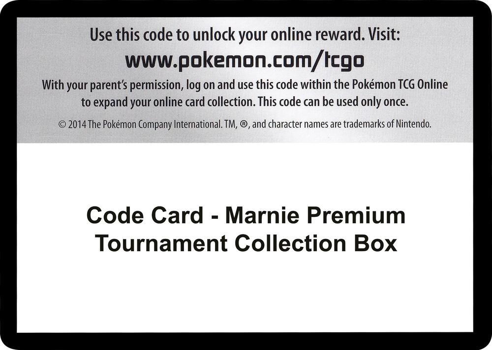 Code Card - Marnie Premium Tournament Collection Box