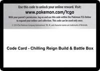 Code Card - Chilling Reign Build & Battle Box