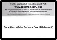 Code Card - Galar Partners Box [Rillaboom V]