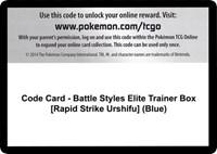 Code Card - Battle Styles Elite Trainer Box [Rapid Strike Urshifu] (Blue)
