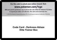 Code Card - Darkness Ablaze Elite Trainer Box