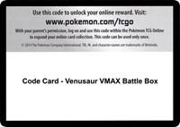 Code Card - Venusaur VMAX Battle Box