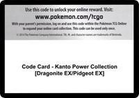 Code Card - Kanto Power Collection [Dragonite EX/Pidgeot EX]