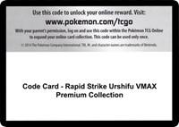 Code Card - Rapid Strike Urshifu VMAX Premium Collection