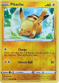 Pikachu - 065/202 (Reverse Cosmos Holo)