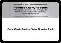 Code Card - Fusion Strike Booster Pack