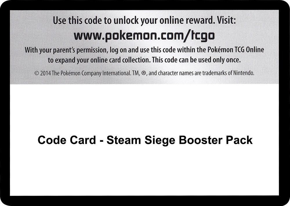 Code Card - Steam Siege Booster Pack