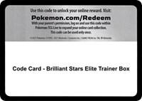 Code Card - Brilliant Stars Elite Trainer Box