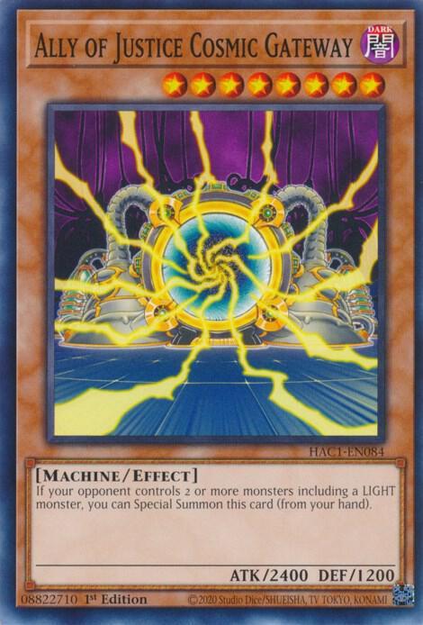 Ally of Justice Cosmic Gateway