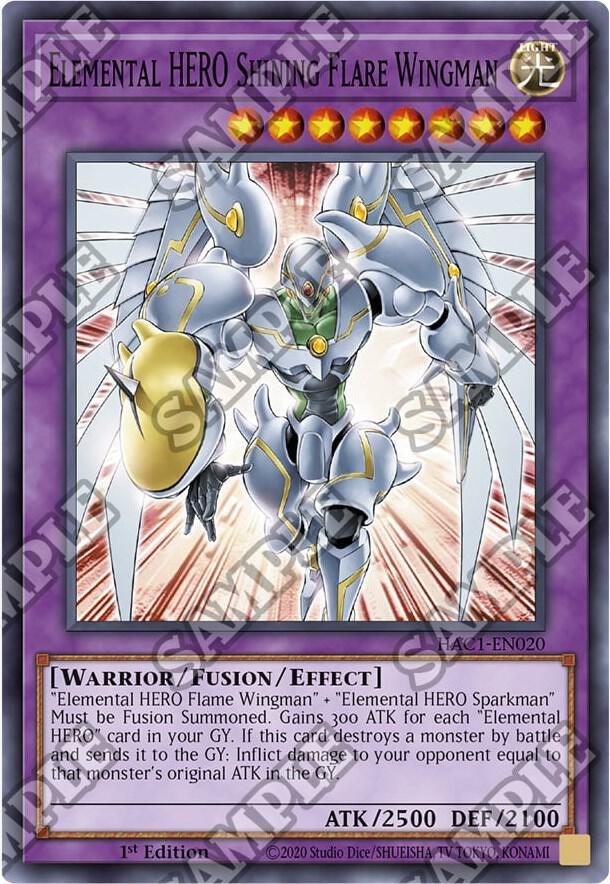Elemental HERO Shining Flare Wingman