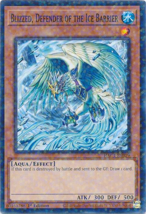 Blizzed, Defender of the Ice Barrier (Duel Terminal)