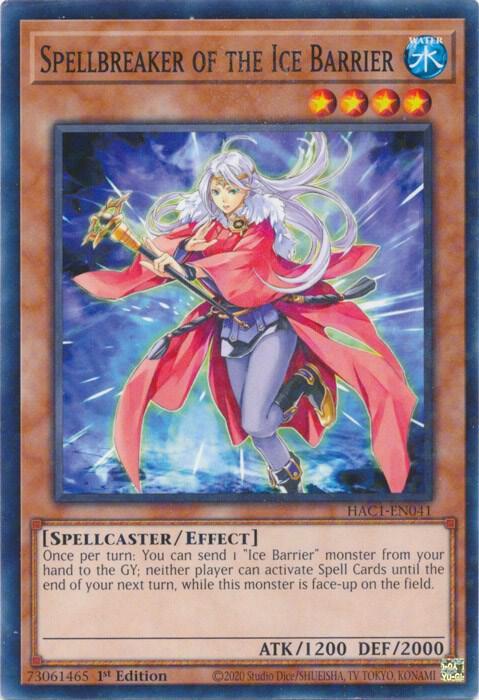 Spellbreaker of the Ice Barrier (Duel Terminal)