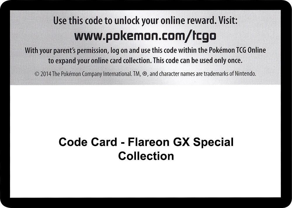 Code Card - Flareon GX Special Collection