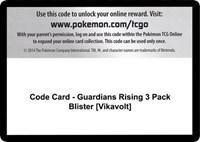 Code Card - Guardians Rising 3 Pack Blister [Vikavolt]
