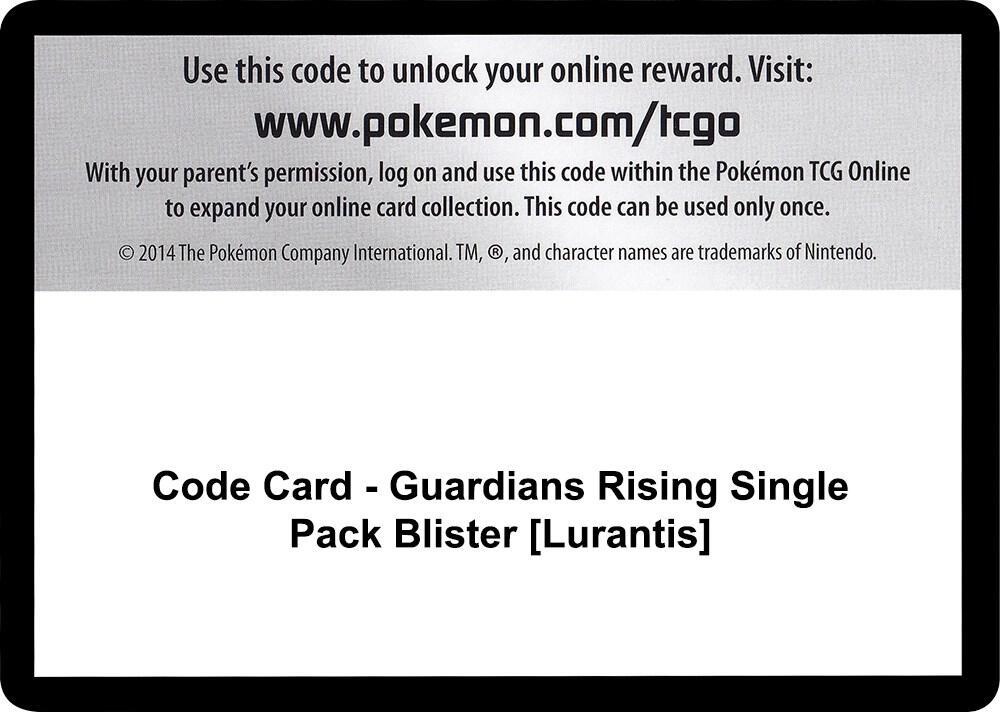 Code Card - Guardians Rising Single Pack Blister [Lurantis]