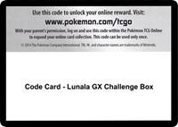 Code Card - Lunala GX Challenge Box
