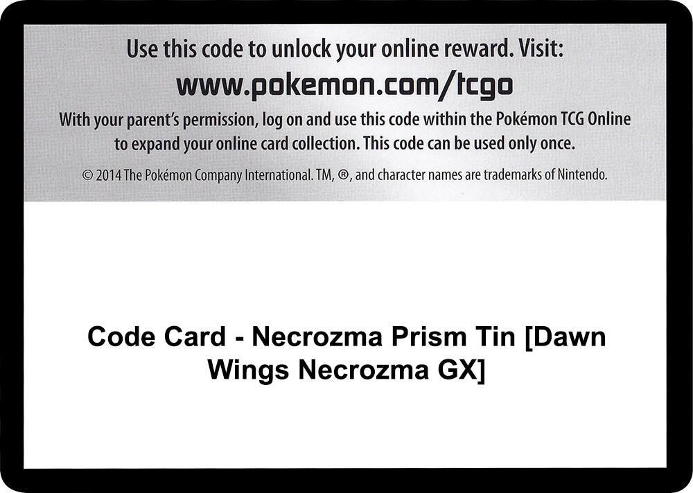 Code Card - Necrozma Prism Tin [Dawn Wings Necrozma GX]