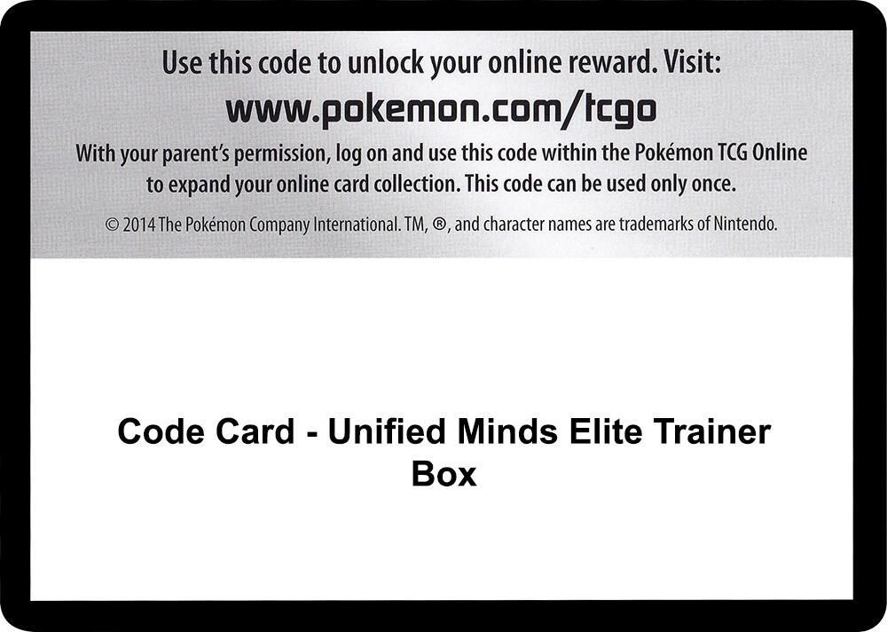 Code Card - Unified Minds Elite Trainer Box