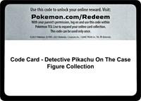 Code Card - Detective Pikachu On The Case Figure Collection