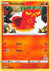 Sizzlipede - 046/264 (#14 Cinderace Stamped)