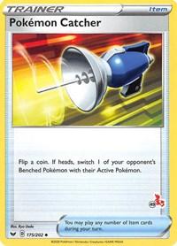 Pokemon Catcher - 175/202 (#49 Cinderace Stamped)