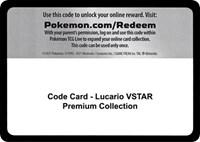 Code Card - Lucario VSTAR Premium Collection