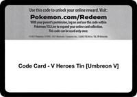 Code Card - V Heroes Tin [Umbreon V]