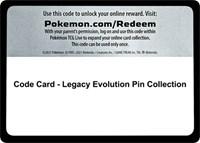 Code Card - Legacy Evolution Pin Collection