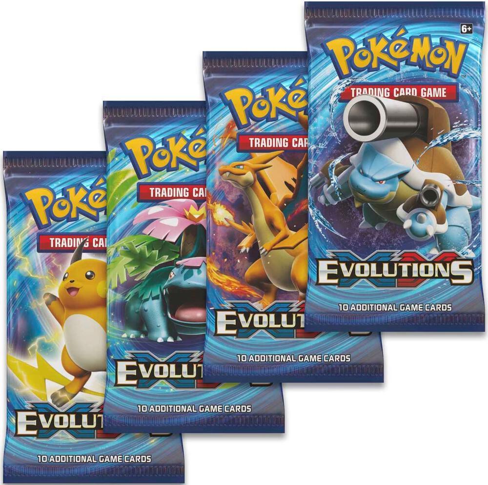 Evolutions Booster Pack Art Bundle [Set of 4]