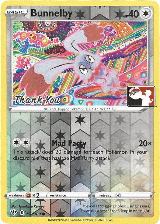 Bunnelby - 150/189 (Thank You Promo)