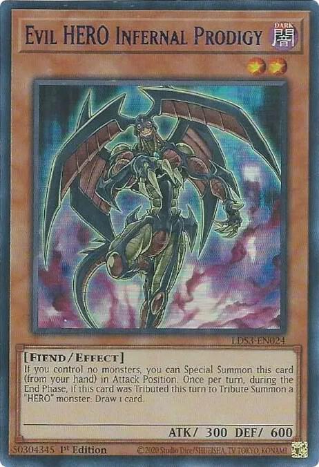Evil HERO Infernal Prodigy (Blue)
