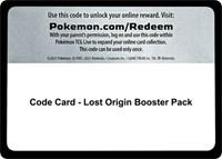 Code Card - Lost Origin Booster Pack