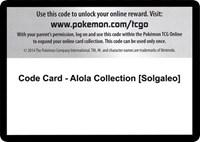 Code Card - Alola Collection [Solgaleo]