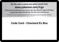 Code Card - Charizard EX Box