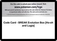 Code Card - BREAK Evolution Box [Ho-oh and Lugia]