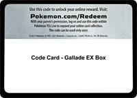 Code Card - Gallade EX Box