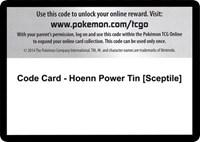 Code Card - Hoenn Power Tin [Sceptile]