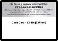 Code Card - EX Tin [Zekrom]