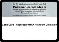 Code Card - Vaporeon VMAX Premium Collection