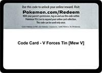 Code Card - V Forces Tin [Mew V]